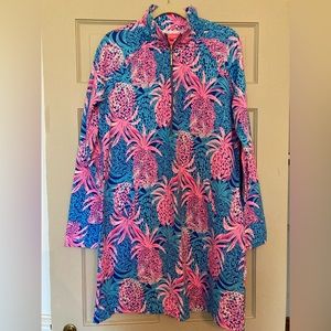 NWT Lilly Pulitzer UPF 50+ Skipper Dress in Tropic Down Low Size XL